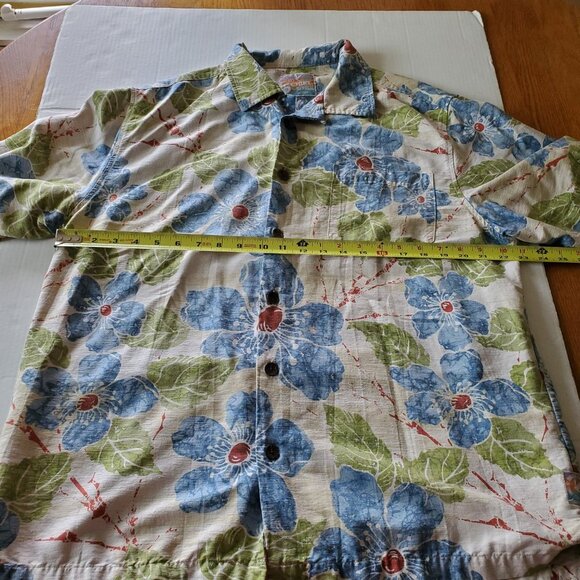 It's 5 O'Clock Somewhere Aloha 100% Silk Button Down Large Shirt Unisex - Picture 12 of 15